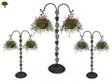 Garden Stand with Hanging Flowers - Set