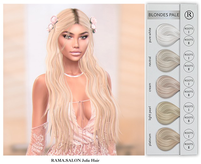 RAMA.SALON - Julie Hair 'BLONDES PALE'