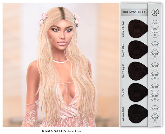 RAMA.SALON - Julie Hair 'BROWNS DEEP'