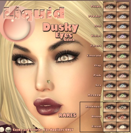 Liquid ~ Dusky Blood Eyes RARE