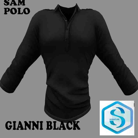 SAM POLO GIANNI BLACK