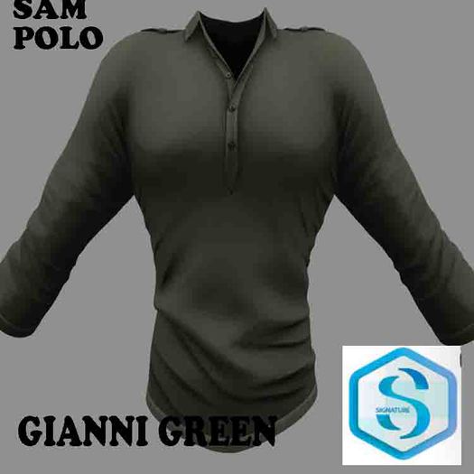 SAM POLO SHIRT - GIANNI GREEN