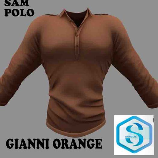 SAM POLO SHIRT - GIANNI ORANGE