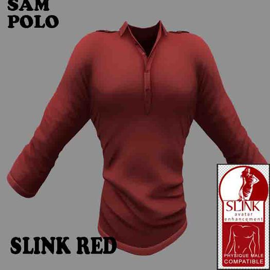 SAM POLO SHIRT - SLINK RED