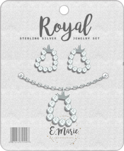 e.marie // Royal Jewelry Set - Sterling (wear to unpack)