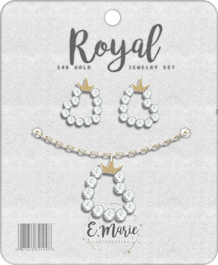 e.marie // Royal Jewelry Set - 14k Gold (wear to unpack)