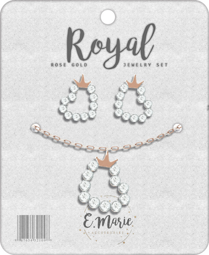e.marie // Royal Jewelry Set - Rose Gold (wear to unpack)