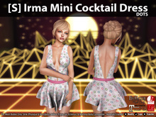 [S] Irma Mini Cocktail Dress Dots