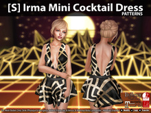 [S] Irma Mini Cocktail Dress Patterns