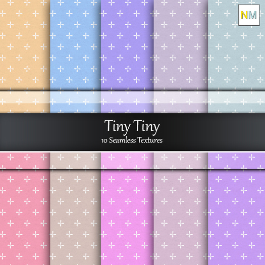 Tiny Tiny 10 Seamless Fabric Textures NM
