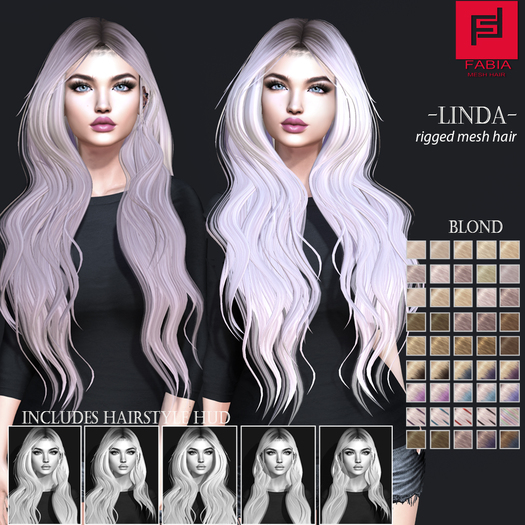 -FABIA- Mesh Hair   < Linda> Blond
