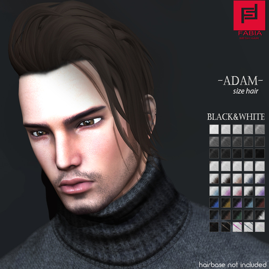 -FABIA HAIR- <Adam> Black&White