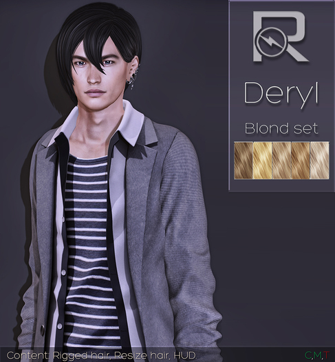 =Reflex= Deryl hair-Blond set