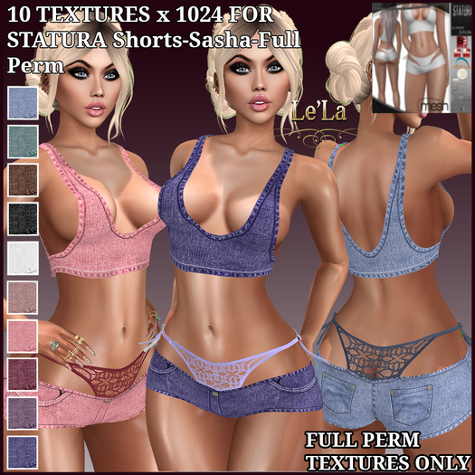 STATURA Shorts-Sasha- Texture Pack 