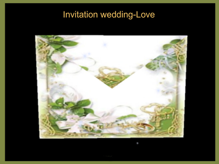 Invitation wedding-Love