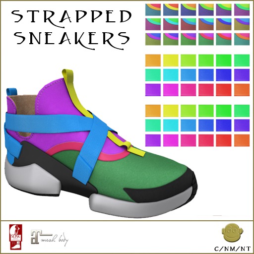 BM Strapped Sneakers
