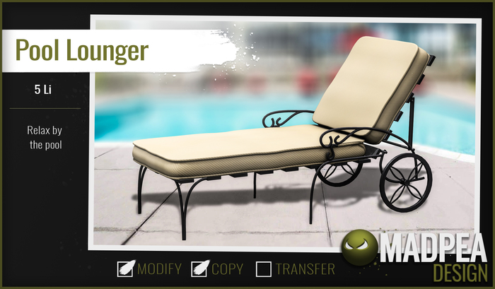 MadPea Pool Lounger [Add Me!]