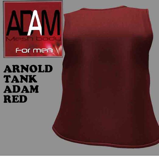 ARNOLD MUSCLE SHIRT - ADAM RED