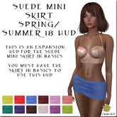 BM Suede Mini Skirt SS18 HUD