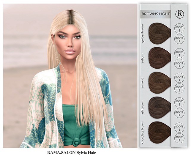 RAMA.SALON - Sylvia Hair 'BROWNS LIGHT'