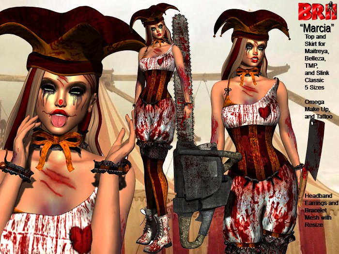 **AILEEN ASSASSIN CLOWN V2 STYLE COMPLET OUTFIT **