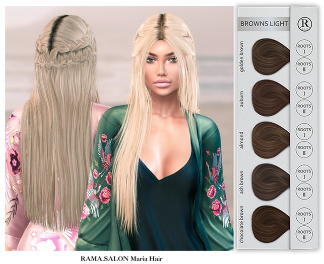 RAMA.SALON - Maria Hair 'BROWNS LIGHT'