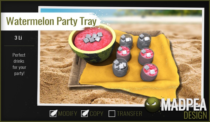 MadPea Watermelon Party Tray