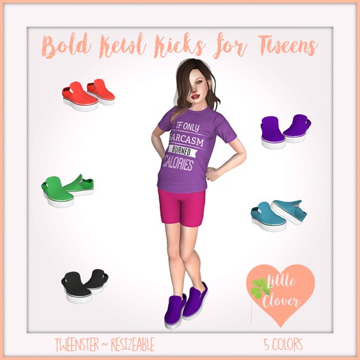 .::Little Clover::.Bold Kewl Kicks Tweens