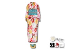 {amiable}Mesh Summer Japanese Yukata2018_03