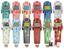 {amiable}Mesh Summer Japanese Yukata2018(FAT PACK)