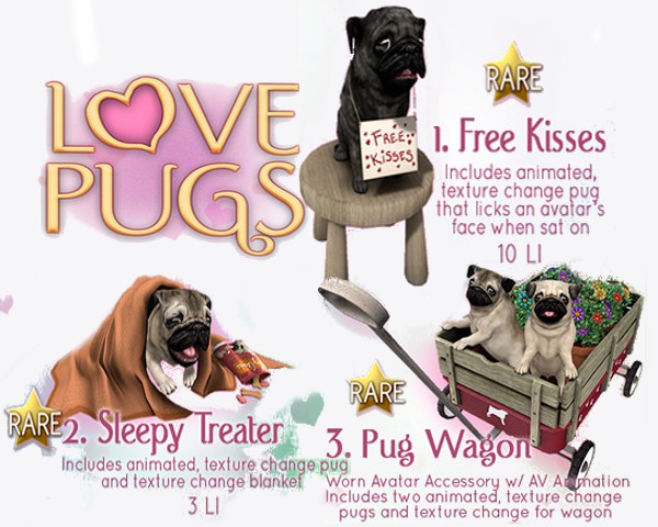 JIAN Love Pugs 2. Sleepy Treater BOX RARE