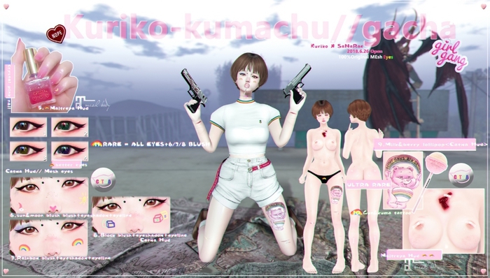 3.Kuriko-kumachu / / Gacha - eyes3