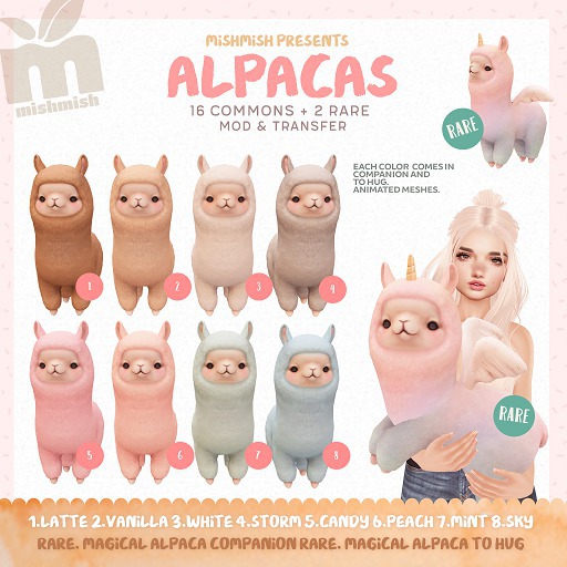 MishMish -  Magical Alpaca Companion RARE