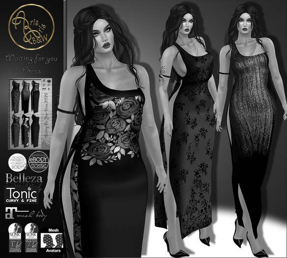 DEMO***ArisArisB&W~Alus63~Waiting For You~Dress~Hud