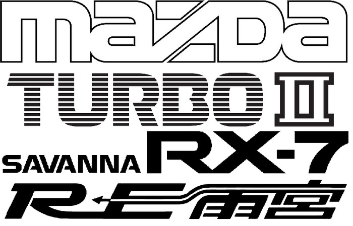 SD - RX-7 Decals