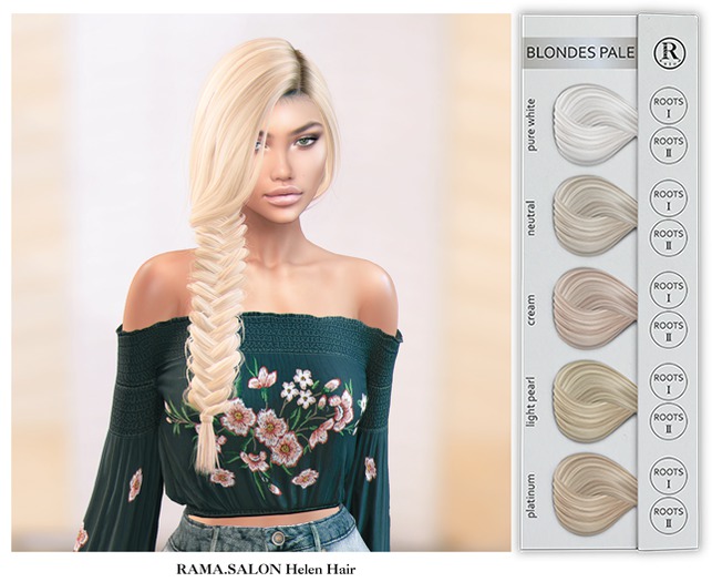 RAMA.SALON - Helen Hair 'BLONDES PALE'