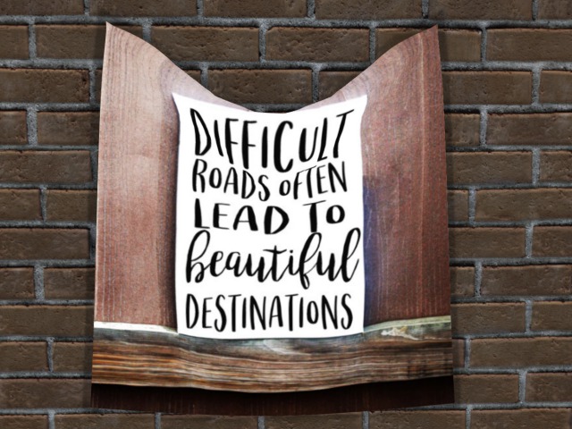 Difficult Roads Tapestry