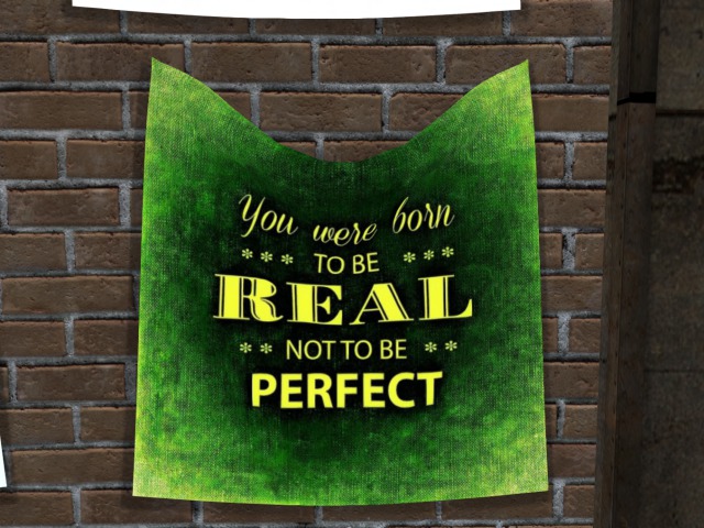 Real Not Perfect Tapestry