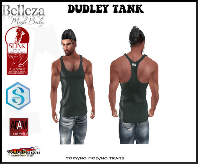 DUDLEY TANK BLACK
