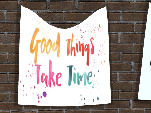 Good Things Take Time Tapestry