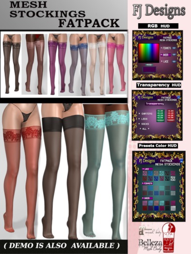 FJD - FatPack  Mesh Stockings