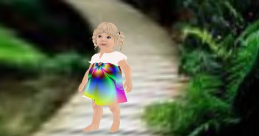 rainbow sunflower dress