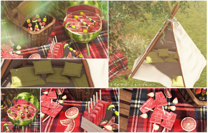 [Black Bantam] Indie Picnic Watermelon Grill RARE