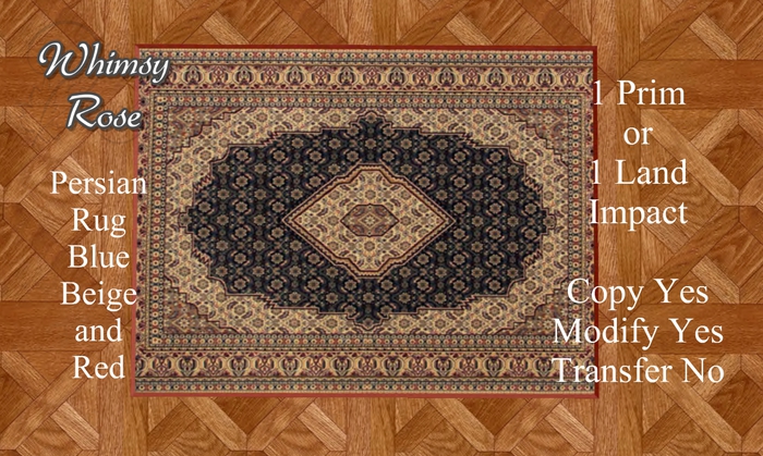 [WR] Persian Rug Blue Beige Red (C/M)