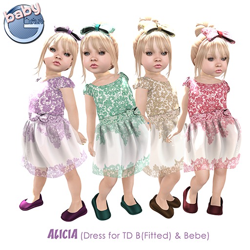 Baby Ghee - Alicia Dress FATBACK + BONUS - BAG (add to unpack)