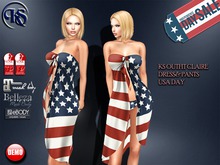 150 KS OUTFIT CLAIRE DRESS&PANTS USA DAY