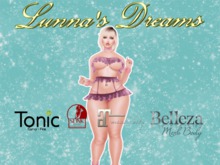 [ Lunna's Dreams ] - Conjunto Perla Heart Baby Pink