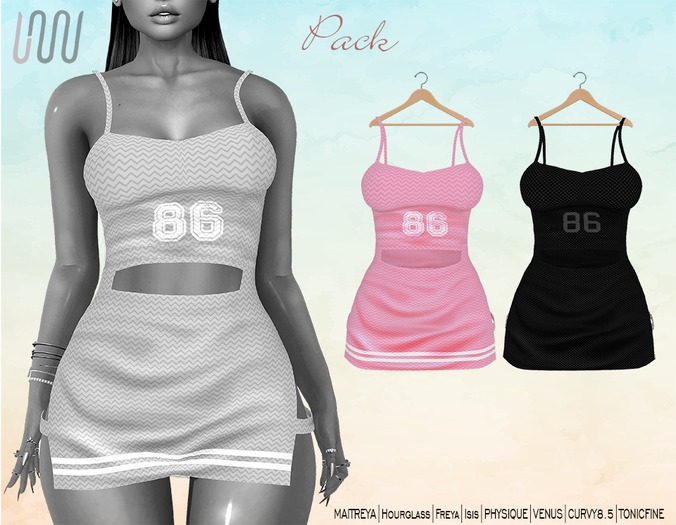 [LW] LUXE Ribbed Dress (Pack)