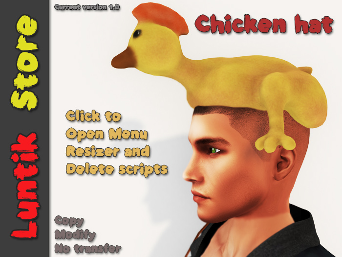 [Luntik] Chicken hat