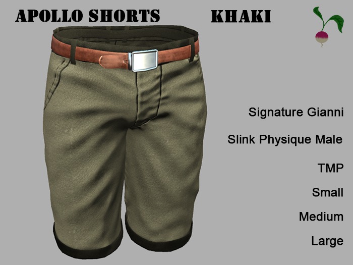 .R. Khaki Apollo Shorts